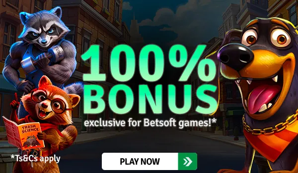 100% Exclusive BetSoft Bonus