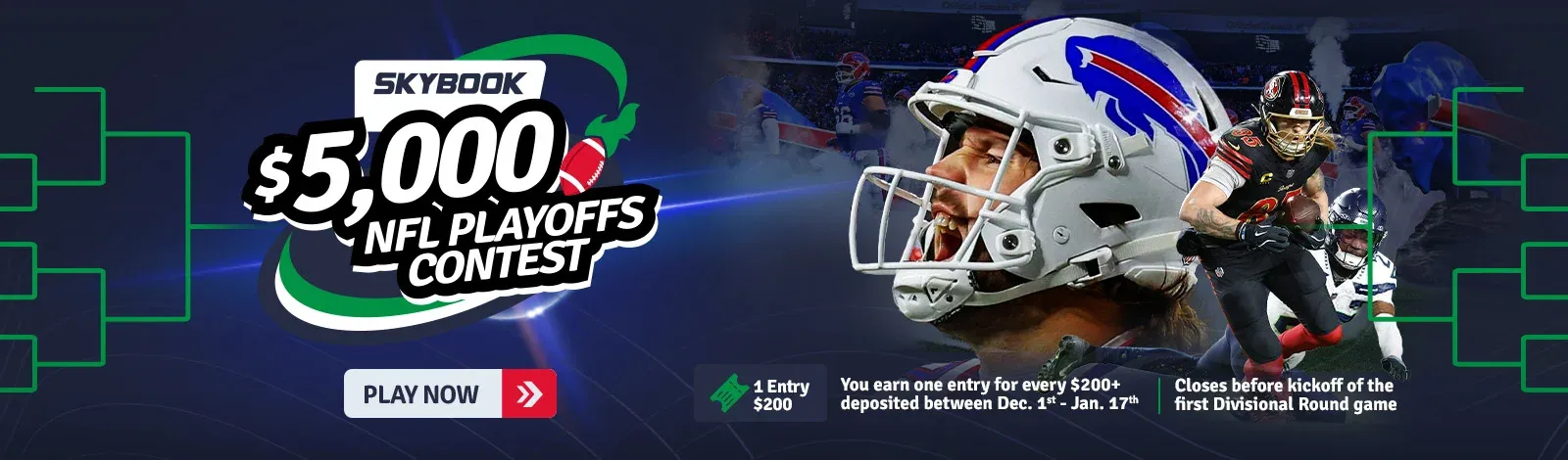 $5,000 NFL Playoffs Bracket Contest