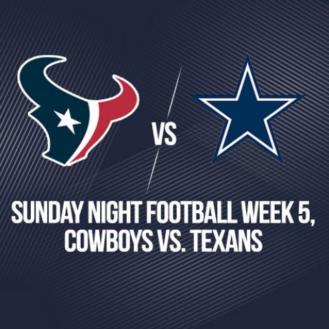 Sunday Night Football Week 5, Cowboys vs. Texans